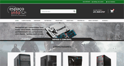 Desktop Screenshot of lojaespacoinfo.com.br